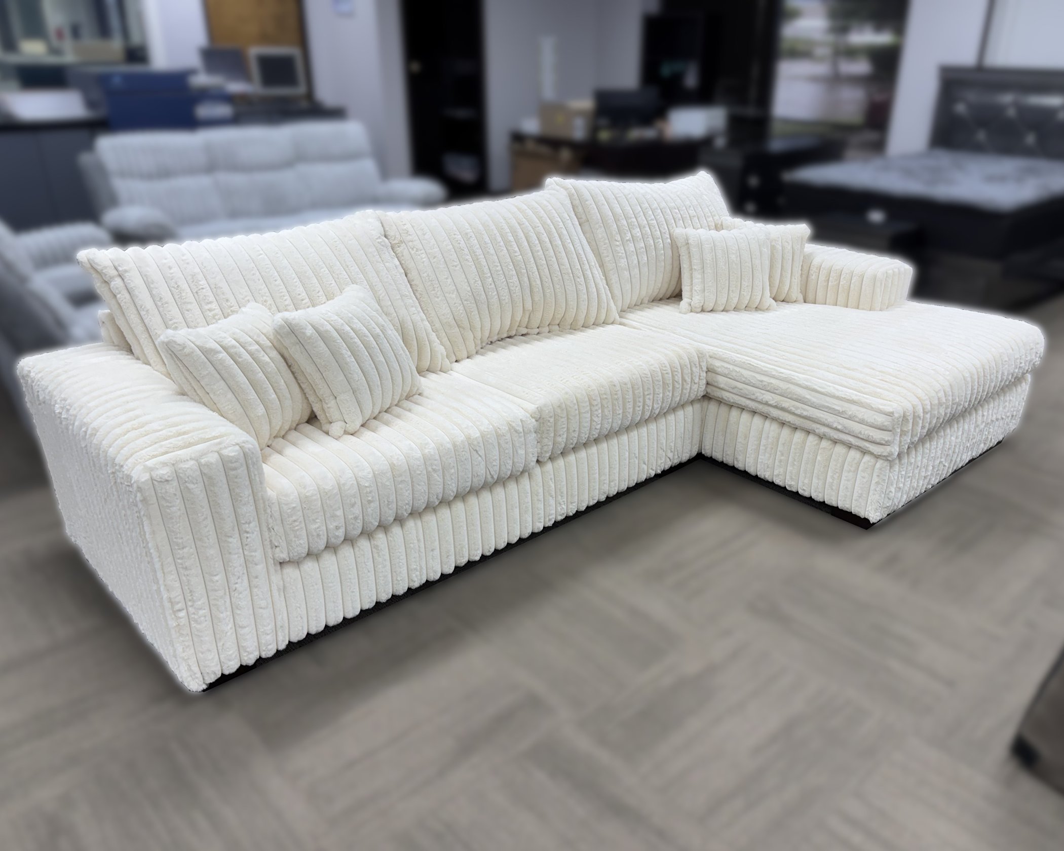 (image for) 1008 Ivory Sectional