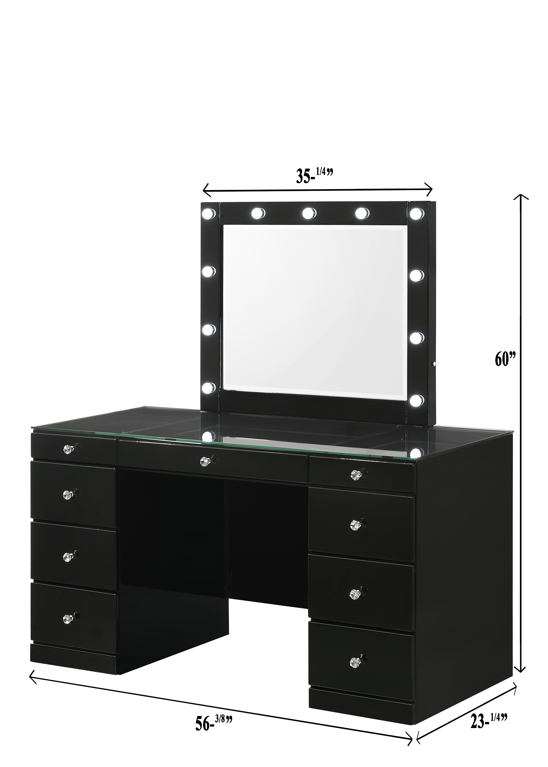 (image for) CM4850 Avery Black Vanity