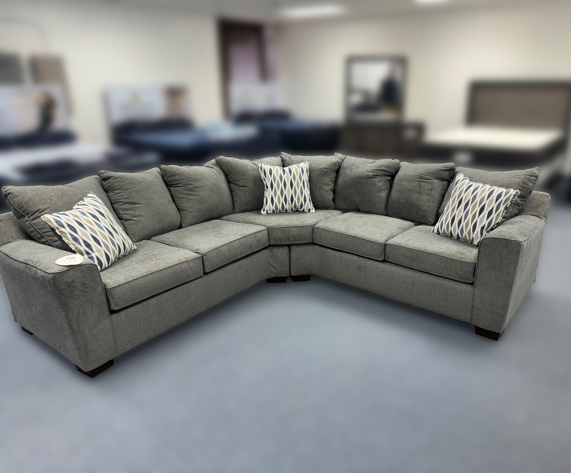 (image for) 2074 Harris grey Sectional