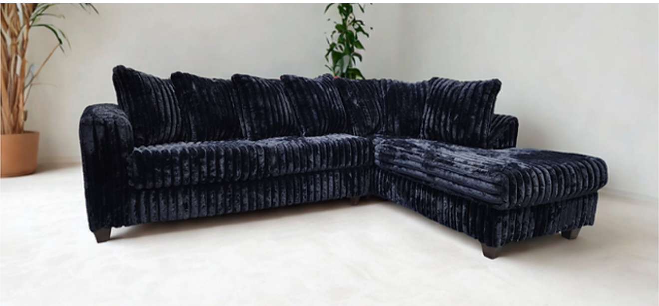 (image for) Hugo black Sectional