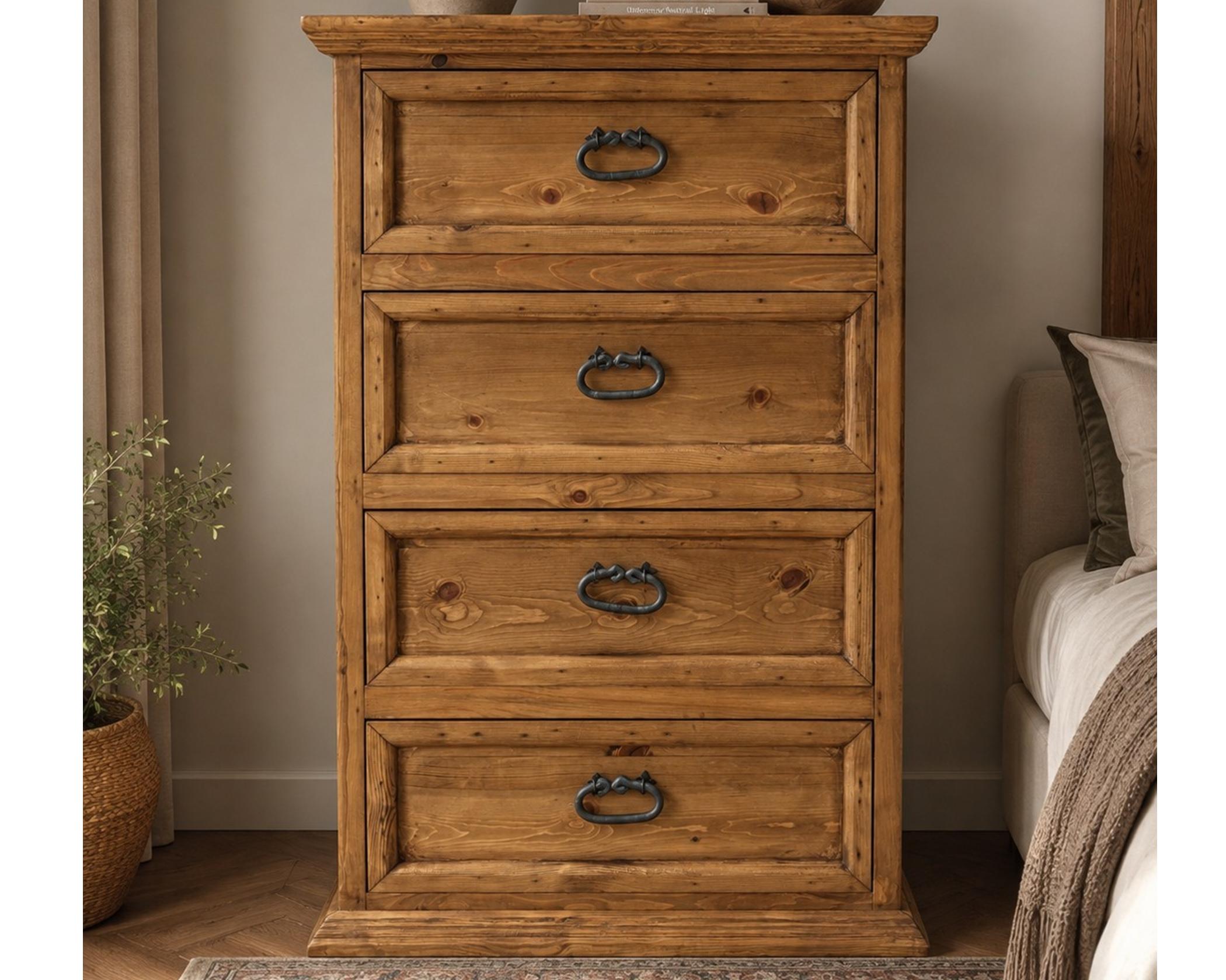 (image for) 4 Drawer Nogal Chest 3 in Stock