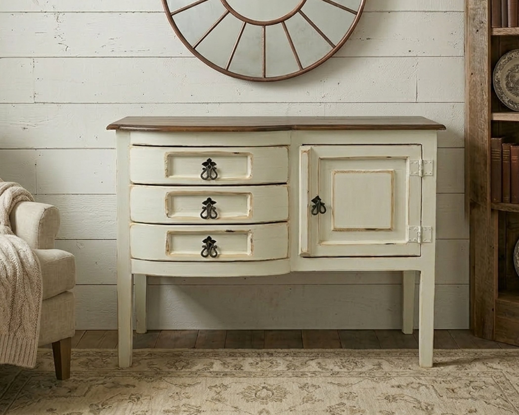 (image for) Henrietta White & Walnut (1 in Stock)